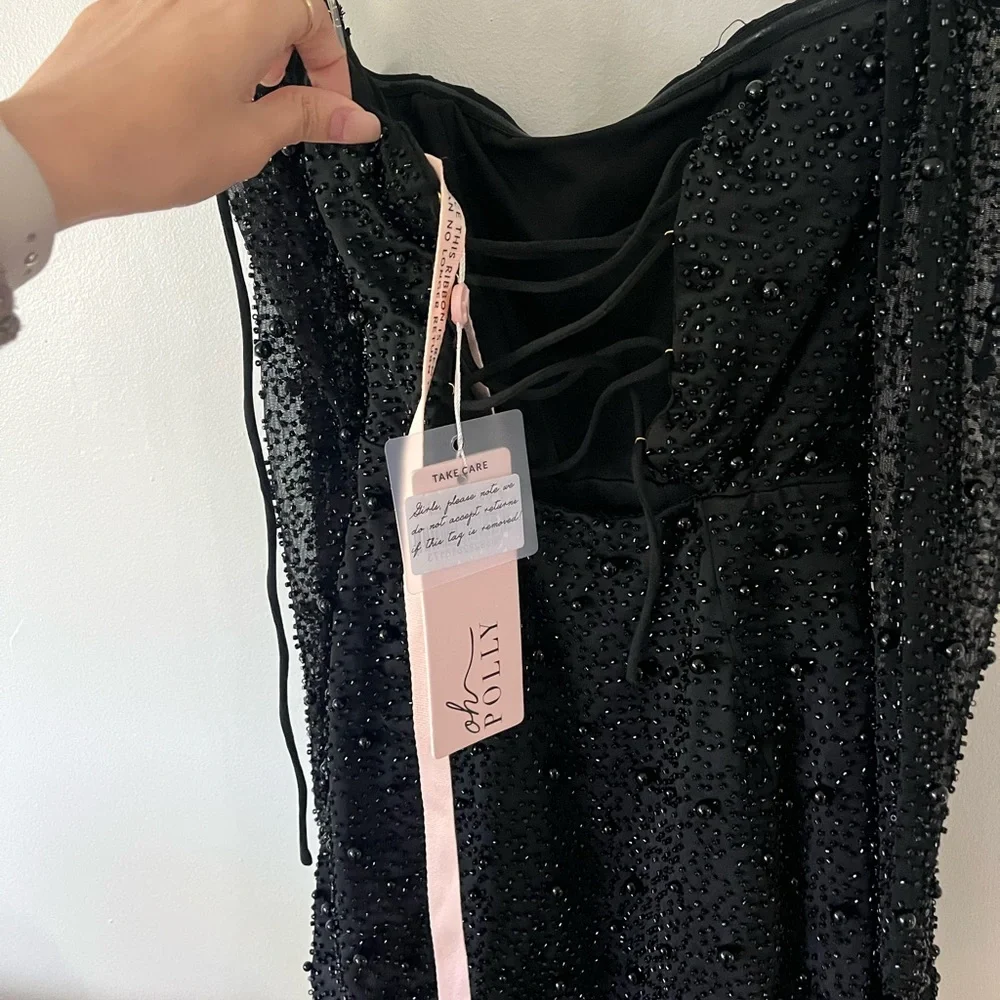 Oh Polly black dress NWT - Picture 4 of 5